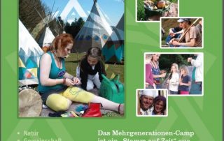 Mehrgenerationencamp Plakat